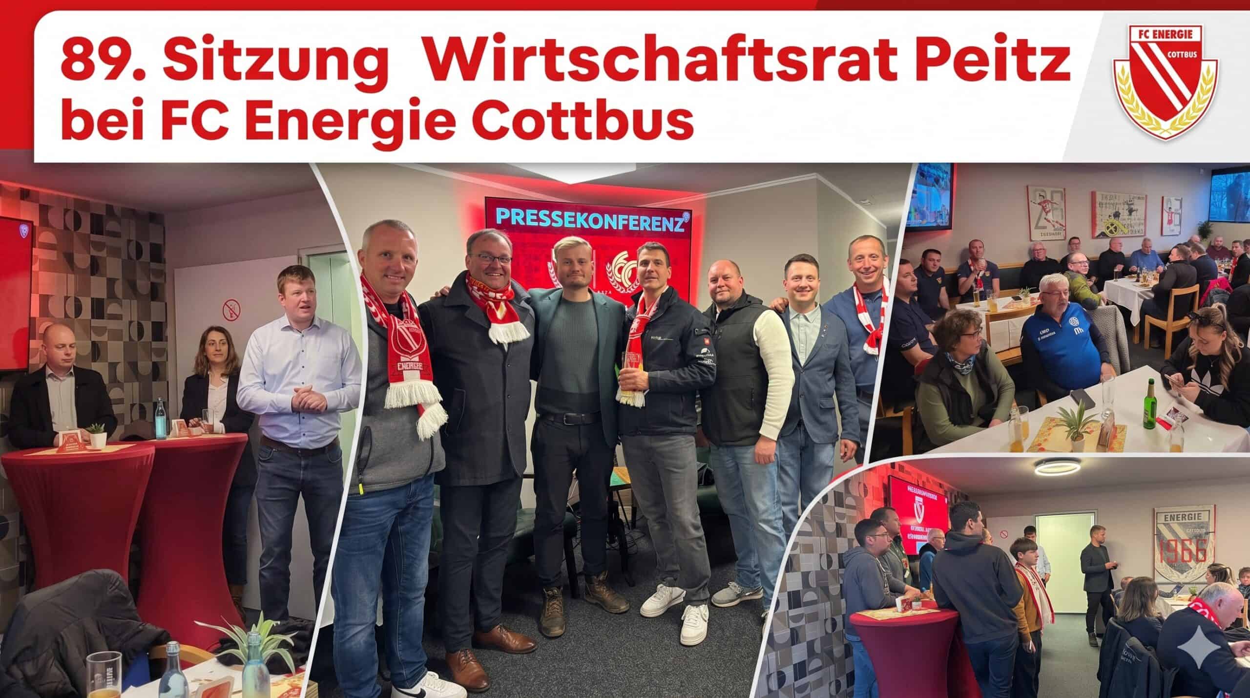 89. Sitzung Wirtschaftsrat Peitz bei FC Energie Cottbus